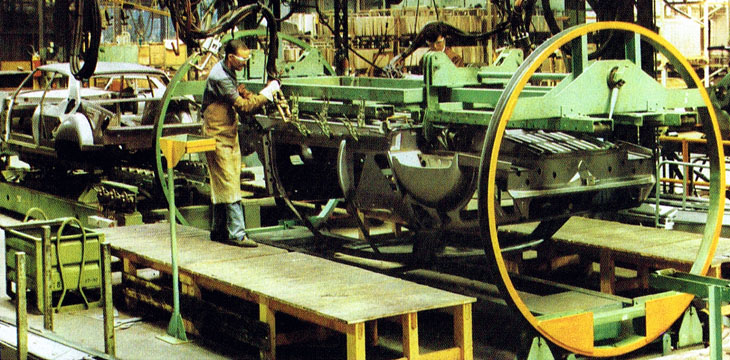 Production Citroën SM Ferrage Chausson